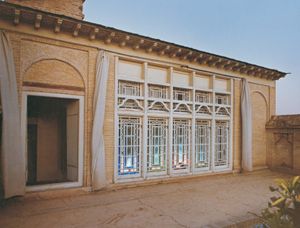 Huset i Shiraz där Báb förkunnade sitt budskap 1844 (huset förstördes 1979)