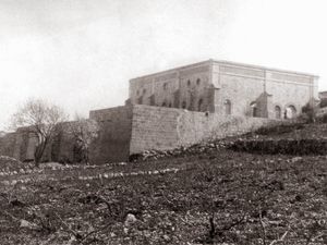 Bábs helgedom i Haifa, 1909